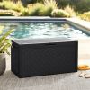 All Weather 100 Gallon Resin Deck Box - black - Resin