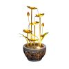 Metal Leaves indoor/Outdoor water Fountain Multi-Tiered Garden Water Feature - as Pic