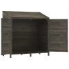 Garden Shed Anthracite 40.2"x20.5"x44.1" Solid Wood Fir - Anthracite