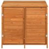 Garden Shed Brown 40.2"x20.5"x44.1" Solid Wood Fir - Brown