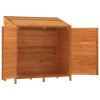 Garden Shed Brown 40.2"x20.5"x44.1" Solid Wood Fir - Brown