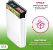 Pack of 50 Large Gusseted Poly Mailers 13 x 13 x 4 White Shipping Envelopes 13x13x4 Large Shipping Bags for Clothes Self-Seal Expansion Mailers Plasti