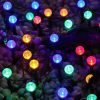Solar LED Ball Stake Lights Outdoor Garden Light Pathway Landscape Decor Lamp - as picture
