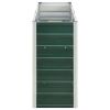 Garden Raised Bed Galvanized Steel 94.5"x15.7"x30.3" Green - Green