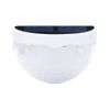 2pcs 6 LEDs Solar Light Courtyard Decoration Outdoor Lighting Garden Street Stair Fence Wall Lights Energy-saving Waterproof Solar Lamp - Warm Light 0