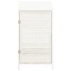 Garden Shed White 21.7"x20.5"x44.1" Solid Wood Fir - White