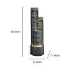 Burkeville Resin Outdoor Fountain With Light For Patio Garden - as Pic
