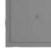 Garden Chair Cushions 6 pcs Gray 19.7"x19.7"x1.2" Fabric - Grey