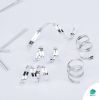 1000 Pack of Glossy Silver Twist Ties 4" Bag Ties Metalic Foil Twist Ties for Cellophane Party Bags; Foil Coated Ties; Bendable Multi-Function Strong
