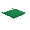 Garden Chair Cushions 4 pcs Green 19.7"x19.7"x1.2" Fabric - Green