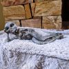 1pc Alien Resin Statues Figurine; Halloween Creative Statues; Home Decor Garden Decoration - A