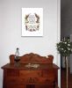 "Charming Garden" by House Fenway; Ready to Hang Framed Print; White Frame - as Pic