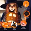 Halloween Festivr Inflatable  With LED Lights Spoof Ghost Yard Decoration - Orange - 7.5 Feet