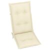 Garden Chair Cushions 2 pcs Cream 47.2"x19.7"x2.8" - Cream
