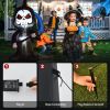 6 Feet Halloween Inflatable Decorations with Built-in LED Lights - as show