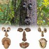 1pc Funny Tree Faces Decor; Old Man Tree Face Decoration; Yard Art - C