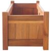 Garden Raised Beds 2 pcs Acacia Wood 39.4"x11.8"x9.8" - Brown