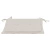 Garden Chair Cushions 2 pcs Cream 19.7"x19.7"x1.2" - Cream