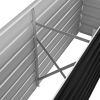 Garden Raised Bed Anthracite 63"x15.7"x30.3" Galvanized Steel - Anthracite