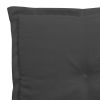 Garden Chair Cushions 4 pcs Anthracite 15.7"x15.7"x1.2" - Anthracite