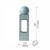 44 inches Outdoor Water Fountain Cement Contemporary Design Water Feature for Garden & Lawn - as Pic