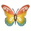 1pc/3pc, Vintage Iron Butterfly, Home Garden Themed Welcome Sign, Front Door Hanging Decor, Celebration Decor - Model A+B+C