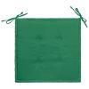 Garden Chair Cushions 2 pcs Green 19.7"x19.7"x1.2" - Green