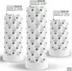 Aeroponics Equipment Pineapple Tower Garden Vertical Hydroponic Growing System 10 Layers 80 Plants - 10 Layer 80 Plants