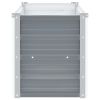 Garden Raised Bed Galvanized Steel 63"x15.7"x17.7" Gray - Grey