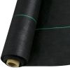 Garden Weed Barrier Fabric For Flower Bed Underlayment Ground Cover - Black - 3ft x 300ft