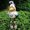 Halloween Ornament 2022,3 Pcs Garden Statue Funny Chicken Decor Yard Art Resin Decorative Ornament Easter Ornament - green