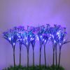Garden Patio LED Daisy Flower Stake Outdoor Pathway - Purple