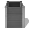 Garden Raised Bed WPC 39.4"x19.7"x21.3" Gray - Grey