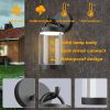 Inowel Lights Outdoor Wall Sconce Lantern Exterior IP65 Waterproof LED Wall Light Classic Wall Lamp Round Lighting 32333 - Grey