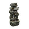 30.7inches Outdoor Water Fountain with Led Lights - 30.7inches