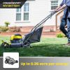 Cordless Electric Lawn Mower F4017 Yellow - as Pic