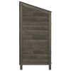 Garden Shed Anthracite 40.2"x20.5"x44.1" Solid Wood Fir - Anthracite