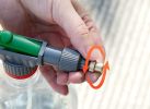 Watering Sprayer Pressure Adjustable Sprinkler Head Bottle - Green