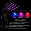 Indoor Gardening Table Planting Timer Grow LED Light - Black