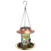 Solar Bird Feeder Decorative Hanging Bird Feeder Lantern Warm White Light Bird Feeder for Outdoor Garden Backyard - Colorful