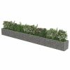 Gabion Raised Bed Galvanized Steel 212.6"x19.7"x19.7" - Silver