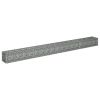 Gabion Raised Bed Galvanized Steel 141.7"x11.8"x11.8" - Silver
