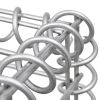 Gabion Raised Bed Steel 19.7"x19.7"x39.4" - Silver