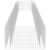Gabion Raised Bed Galvanized Steel 212.6"x35.4"x19.7" - Silver