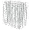 Gabion Raised Bed Galvanized Steel 35.4"x19.7"x39.4" - Silver