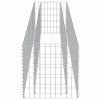 Gabion Raised Bed Galvanized Steel 106.3"x19.7"x19.7" - Silver