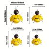 4pcs; Metal Wall Art; Metal Bumble Bee Wall Decor; 3D Iron Bee Art Sculpture Hanging Wall Decorations For Outdoor Home Garden - Metallic Bumble Bee Wa