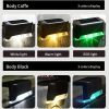 4pcs Solar Wall Light Garden Outdoor; Waterproof Stair Lights With Light Control; For Garden Yard Porch Wedding Party Decor - Brown Shell [white Light