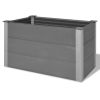 Garden Raised Bed WPC 39.4"x19.7"x21.3" Gray - Grey