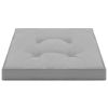 Garden Chair Cushions 4 pcs Gray 15.7"x15.7"x1.9" - Grey